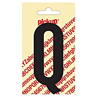 Pickup Sticker (Motief: Q, Zwart, Hoogte: 90 mm)