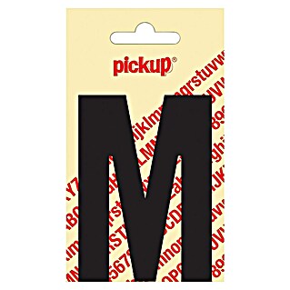Pickup Sticker (Motief: M, Zwart, Hoogte: 90 mm)