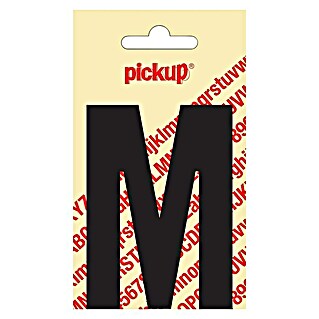 Pickup Etiqueta adhesiva (Motivo: M, Negro, Altura: 90 mm)