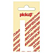 Pickup Aufkleber (Motiv: L, Weiß, Höhe: 60 mm)