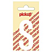 Pickup Aufkleber (Motiv: S, Weiß, Höhe: 60 mm)