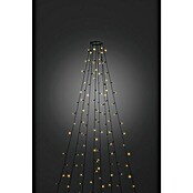 Konstsmide LED-Lichterkette Baummantel mit Ring (Außen, 400-flammig, Länge: 14 m, Schwarz)