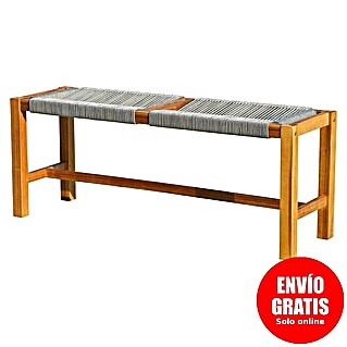 Banco de jardín Vilma (An x Pr x Al: 115 x 35 x 45 cm, Madera de acacia)
