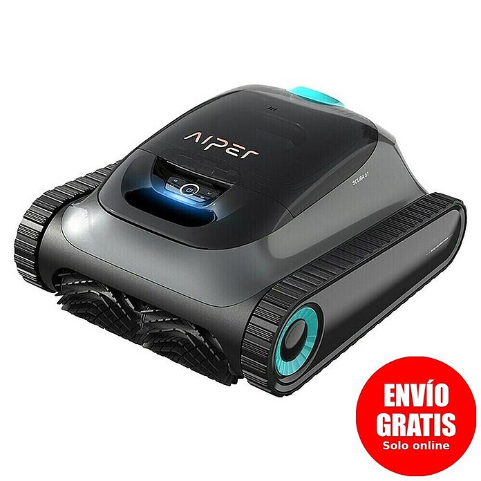 Aiper Robot de piscina Scuba S1 (Funcionamiento con batería, Específico para: Piscinas de hasta 150 m², Potencia de filtración: 15.900 l/h) | BAUHAUS