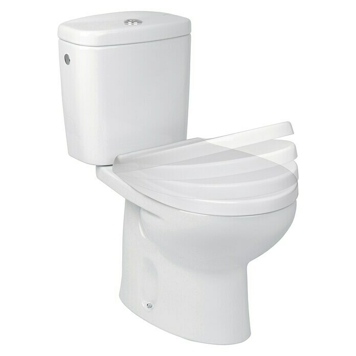 Tatay Tapa de WC Optima (Caída amortiguada, Plástico, Blanco)