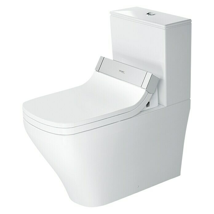 Duravit DuraStyle Stand-WC für KombinationMit Spülrand, Ohne Spezialglasur, Spülform: Tief, WC Abgang: Waagerecht, Weiß Right Side View