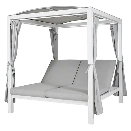 Home Deluxe  Gartenliege LYON inkl. Abdeckung