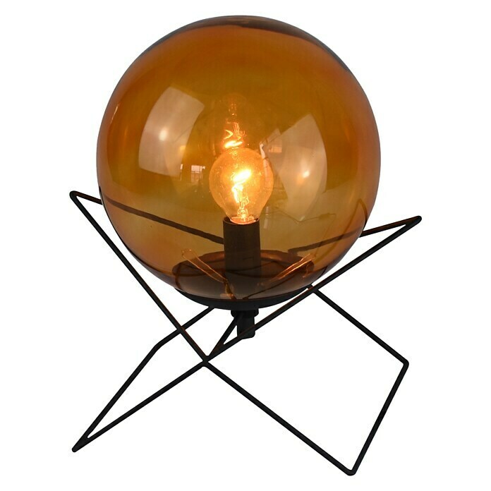 Tween Light Lámpara de sobremesa redonda Via (40 W, Ámbar, Ø x Al: 20 x 27,5 cm)