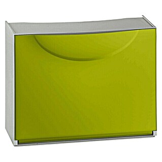 Terry Harmony Box Zapatero (L x An x Al: 51 x 19 x 39 cm, Verde, Número de compartimentos: 1 ud.)