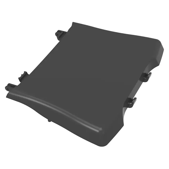 Weber Q Seitentisch Set - Passend für: Weber Q 1000 Serie - Dunkelgraue Kunststoffabdeckung mit Befestigungsklammern an den Seiten.