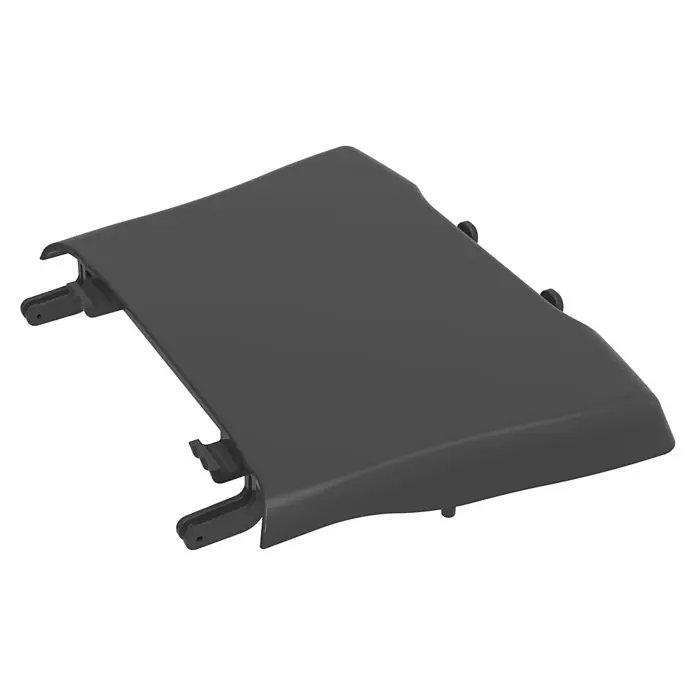 Weber Q Seitentisch Set - Passend für: Weber Q 1000 Serie - Dunkelgraue rechteckige Abdeckung mit seitlichen Befestigungslaschen.