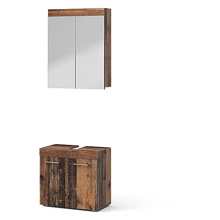 Vicco  Badmöbel-Set Luna Oldstyle 2 Teile