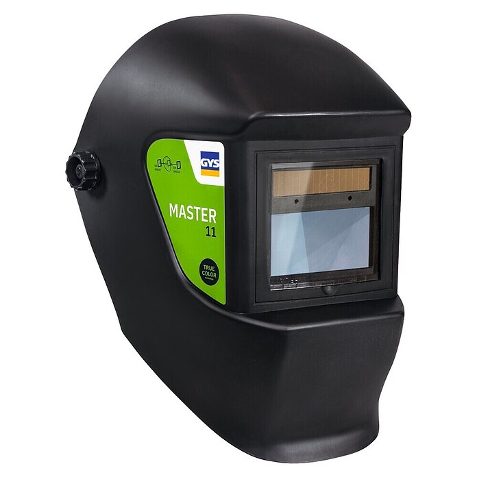 Gys Schweißhelm LCD Master 11 (Maße Sichtfenster: 100 x 49 mm, Schutzstufe: 3/11)