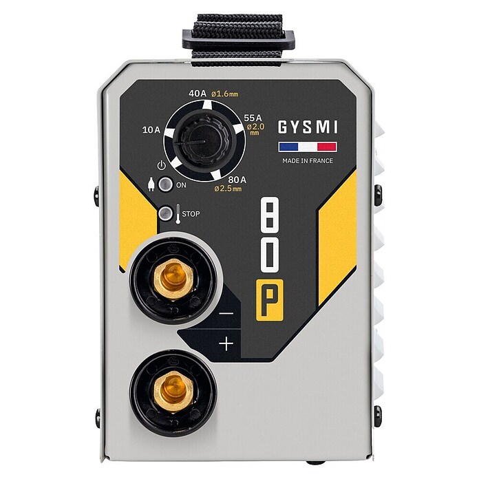 Gys Elektrodenschweißgerät (Schweißstrom: 10 - 80 A, Elektrodenstärke: 1,6 - 2,5 mm)