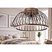 Eglo Ventilador de techo Espinal (20 W, Bronce, Diámetro: 46,3 cm, Con bombillas, LED) | BAUHAUS
