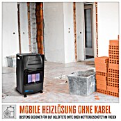 Güde Gasheizofen GGH 4200 K (L x B x H: 45 x 42,5 x 76 cm, Stahl, Schwarz) | BAUHAUS
