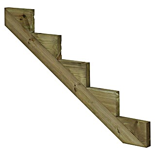 Plus Treppenwange 5-stufig (125 x 4 x 85 cm)