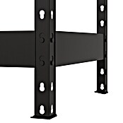 Regalux Metallregal Atlas (H x B x T: 180 x 90 x 40 cm, Traglast pro Boden: 230 kg, Anzahl Böden: 5 Stk., Stecken, Grau) | BAUHAUS