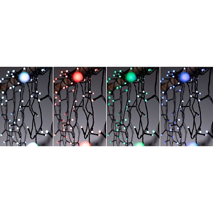 Paulmann Plug & Shine LED-Lichterkette Yuna (Außen, RGB, Länge: 12,4 m) | BAUHAUS