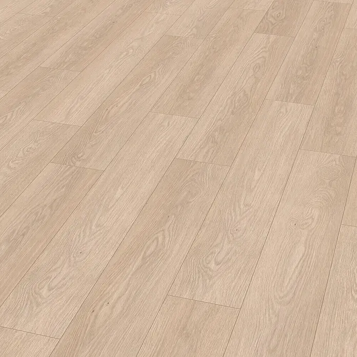 Egger Laminat NatureSense Promo - Baronia Eiche hell, Landhausdiele, 1.292 x 193 x 8 mm - Helles Eichenlaminat mit deutlicher Holzmaserung für einen natürlichen Bodenbelag.