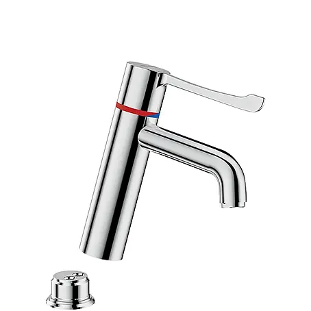 Delabie  Waschtischarmatur Delabie Waschtisch-Thermostatarmatur SECURITHERM BIOCLIP
