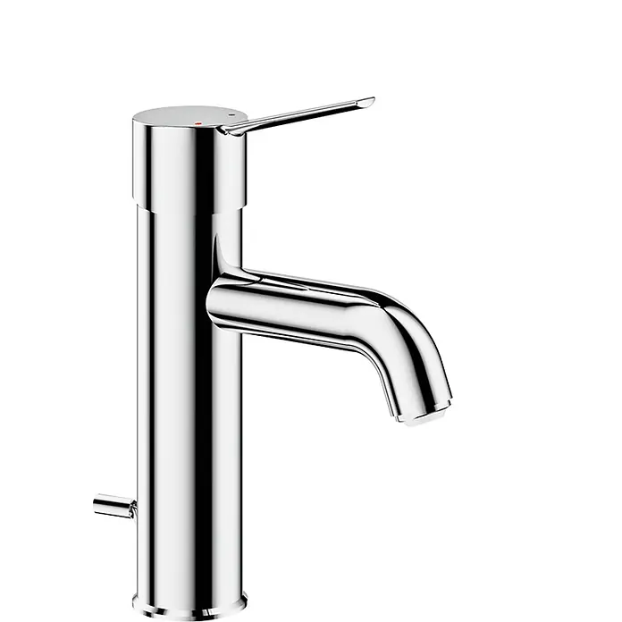 Delabie Waschtischarmatur Delabie EHM für WT EP H.95 L.120, Zugst.Ablgarn., Bedienhebel -  - Moderner Einhebelmischer in polierter Chrom-Ausführung.