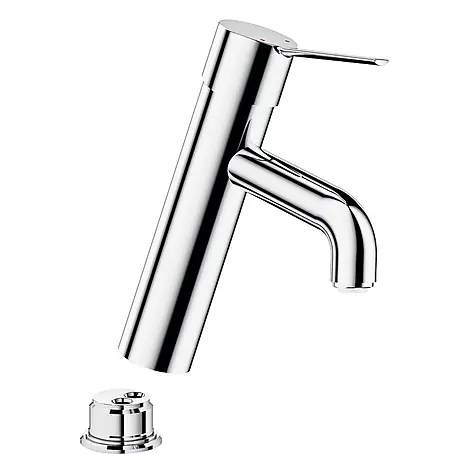Delabie  Waschtischarmatur Delabie EHM für WT BIOCLIP H.95, o.Ablgarn., Bedienhebel,o.Vorabsp.