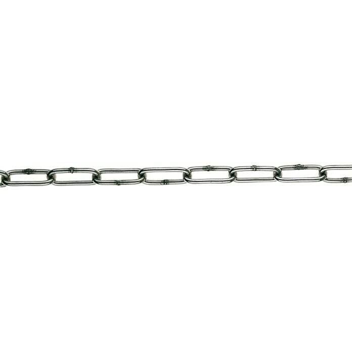 Stabilit Cadena de acero redondo a metros (3 mm, Acero inoxidable)