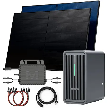 Sunniva  Balkonkraftwerk-Set 1000 / 800 Watt mit Marstek 2.24 kWh Speicher