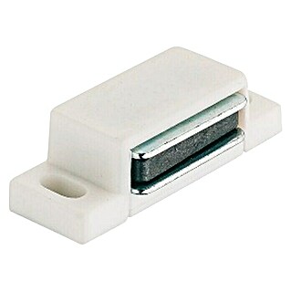 Häfele Magnetverschluss (Haftkraft: 2 kg, L x B x H: 15 x 13,5 x 45,5 mm, Weiß)
