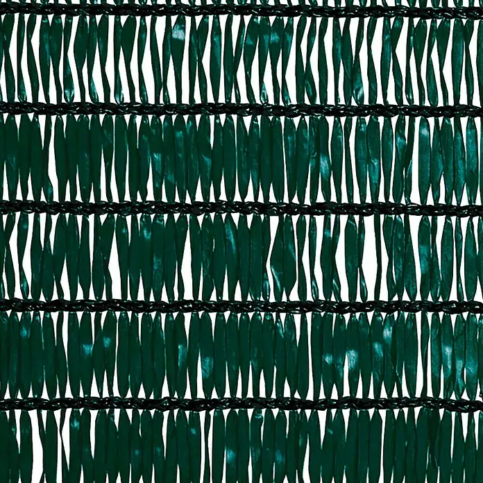 Malla sombreadora Sunnet - L x Al: 4 x 3 m, Verde - Estructura de malla de sombra verde con pistas paralelas. Ideal para proteger las plantas del sol excesivo en el jardín.
