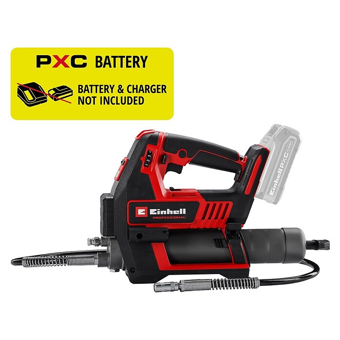 Einhell Akumulatorska pištola za mazanje TP-GR 18/690 Li-Solo  (18 V, Brez baterij, Maksimalni tlak: 690 bar) | 2297 - Akkumaschinen sonstige | BBDI - Akkugeräte | BBD - Elektro WZ/Großmaschinen | BB - ElektroWZ/Großmaschinen | B - Werkz/Masch/Maschzubeh/Auto | BAUHAUS
