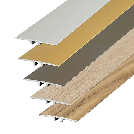 Dalsys  Abschlussleiste 90cm Übergangsprofil 35mm flach inkl. Befestigung Eiche hell