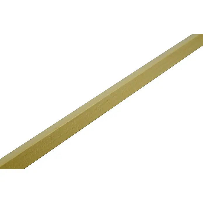 Dalsys Abschlussleiste 100cm Treppenprofil selbstklebend, Kantenschutz Alu Furnier Ahorn -  - Hellgelbes Rechteckprofil mit Holzmaserung.