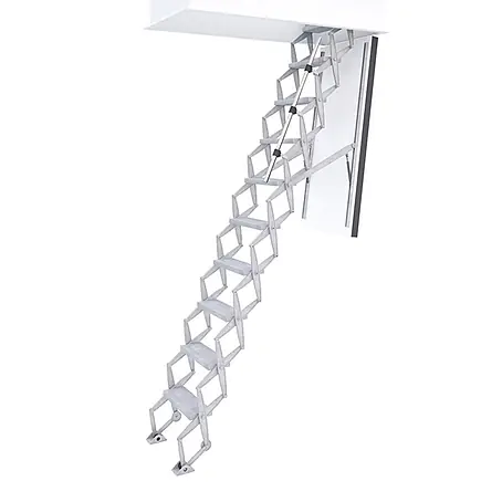 Roto  Bodentreppe Scherentreppe Holzluke EI2 30 250cm Raumhöhe 140x70cm Rohbaumaß