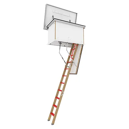Roto  Bodentreppe Flachdachausstieg Designo bis 280cm Raumhöhe 120x70cm Rohbaumaß