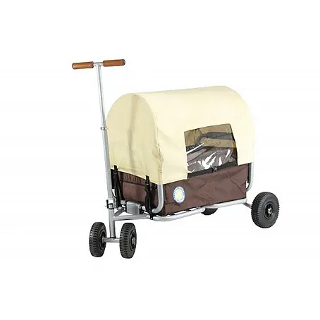 Beachtrekker  Bollerwagen faltbarer Bollerwagen Life mit integrierter Feststellbremse und Sonnenverde