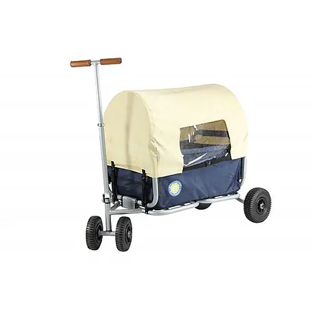 Beachtrekker  Bollerwagen faltbarer Bollerwagen Life mit integrierter Feststellbremse und Sonnenverde