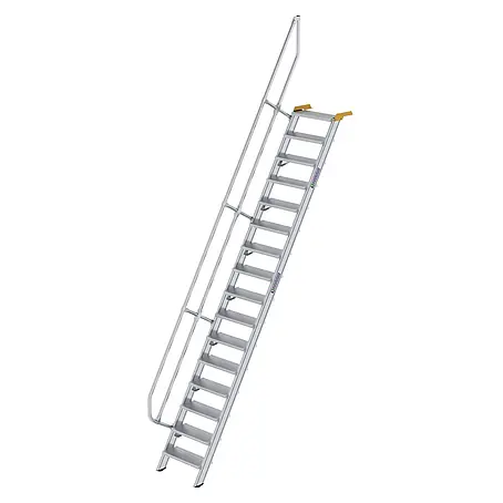 Munk  Raumspartreppe Treppe 60° inkl. einen Handlauf, 600mm Stufenbreite, 16 Stufen