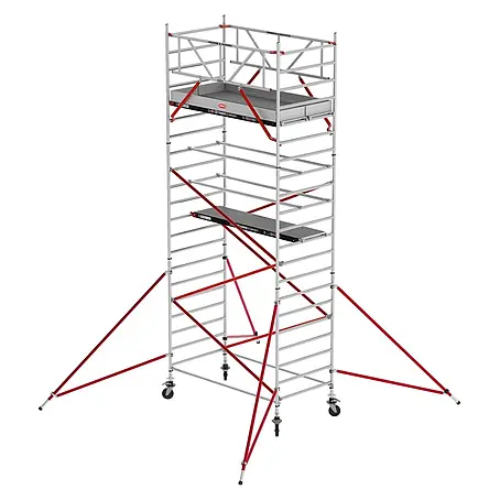 Altrex  Rollgerüst Fahrgerüst RS Tower 52 Aluminium mit Fiber-Deck Plattform 7,20m AH 1,35x3,