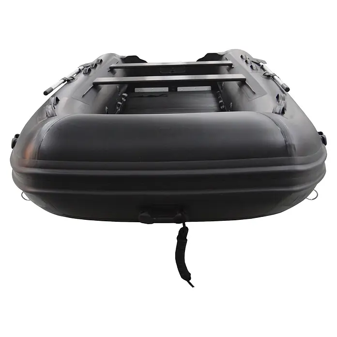 Tohatsu Schlauchboot Allroundmarin T420 - L x B: 418 x 200 cm, Geeignet für: 7 Personen, Nutzlast: 1.000 kg - Robustes dunkelgraues Schlauchboot mit zwei Innenbänken und Ruderhalterungen.