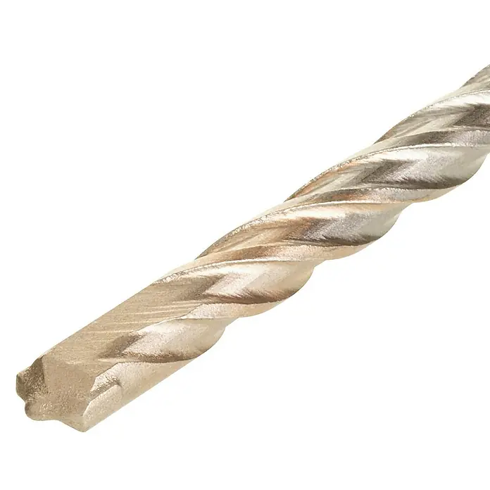 DeWalt Broca para hormigón y mampostería DT9502-QZ - 1 ud., Diámetro de la broca: 4 mm - Primer plano de una broca para hormigón con ranuras en espiral, ideal para proyectos de construcción y bricolaje.