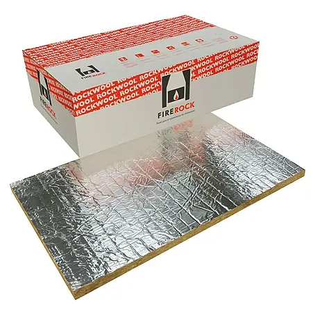 Rockwool  Lana de roca con aluminio Firerock