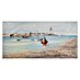 Cuadro pintado a mano Dipinto Boat on the shore 