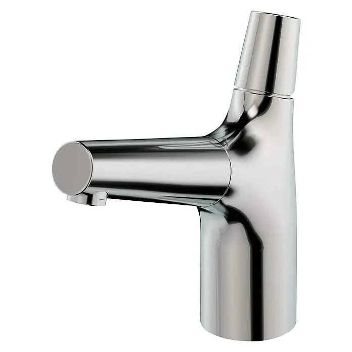 Galindo Grifo de lavabo City - Cromo, Resplandeciente - Grifo cromado brillante. El accesorio tiene una forma elegante y es ideal para baños modernos.