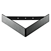 Hettich Möbelfuß Triangle (L x B x H: 45 x 150 x 150 mm, Traglast: 50 kg, Schwarz)