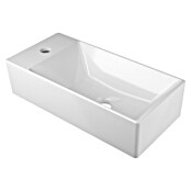 Camargue Aufsatzwaschbecken Levante 2.0 (50 x 24 cm, Keramik, Weiß)