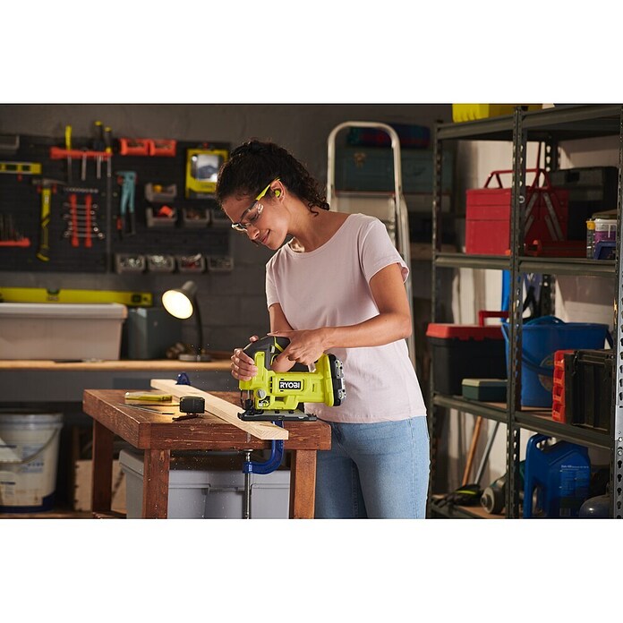 Ryobi ONE+ Accudecoupeerzaag RJS18-1C20S (18 V, Aantal accu's: 1 accu, 2 Ah) | BAUHAUS