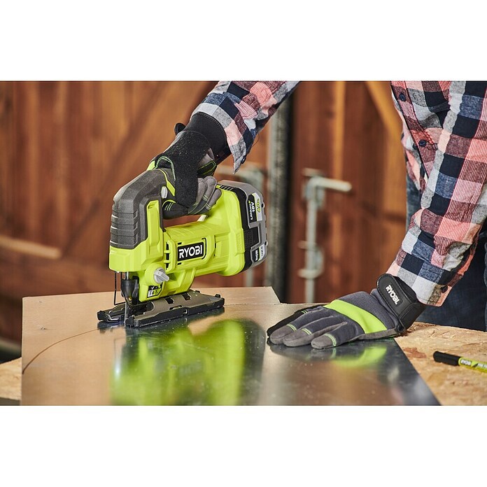 Ryobi ONE+ Accudecoupeerzaag RJS18-1C20S (18 V, Aantal accu's: 1 accu, 2 Ah) | BAUHAUS