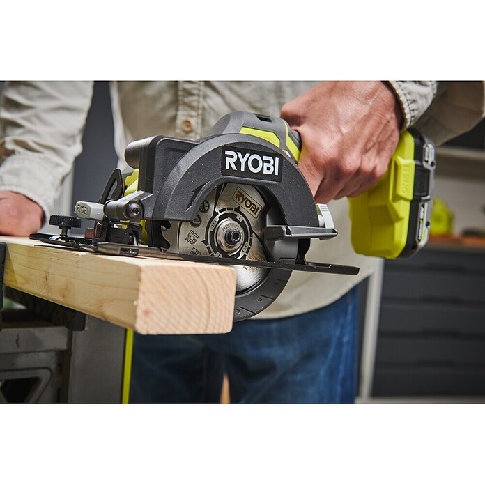 Ryobi ONE+ Accuhandcirkelzaag R18CS115-0 (18 V, 1 accu, Diameter zaagblad: 115 mm) | BAUHAUS